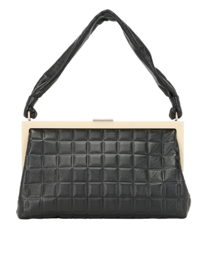 Chocolate Bar Frame, &pound;1,100, Handbags, Black, Leather, Front view